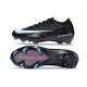Nike Air Zoom Mercurial Vapor 16 Elite FG Noir Bleu Givré