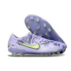 Chaussure Nike Tiempo Legend X Elite FG Violet Agate Volt Très Pâle