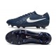 Chaussure Nike Tiempo Legend X Elite FG Marine Blanc