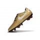 Chaussure Nike Tiempo Legend X Elite FG R10 Or Blanc
