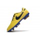 Chaussure Nike Tiempo Legend X Elite FG R10 Jaune Noir
