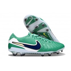 Nike Tiempo Legend X Elite FG Vert Stade Blanc Obsidienne Foncé