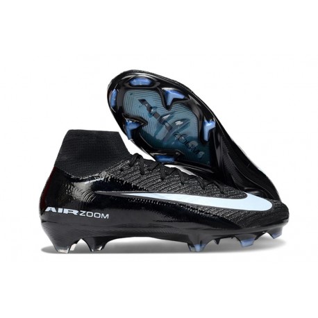 Nike Mercurial Superfly 10 Elite FG Noir Bleu Givré