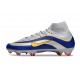 Nike Mercurial Superfly 10 Elite FG Argent Blu Jaune