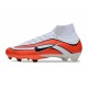 Nike Mercurial Superfly 10 Elite FG Rouge Blanc Noir