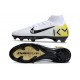 Nike Mercurial Superfly 10 Elite FG Blanc Noir Jaune
