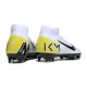 Nike Mercurial Superfly 10 Elite FG Blanc Noir Jaune