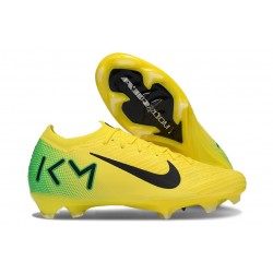 Nike Air Zoom Mercurial Vapor 16 Elite FG Kylian Mbappe Jaune Noir Vert