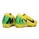 Nike Air Zoom Mercurial Vapor 16 Elite FG Kylian Mbappe Jaune Noir Vert