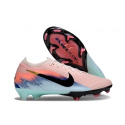 Nike Air Zoom Mercurial Vapor 16 Elite FG Rose Bleu Noir