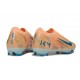 Nike Air Zoom Mercurial Vapor 16 Elite FG KM Orange Bleu