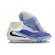 Crampons Nike Phantom 6 Elite DF FG Bleu Rapide Blanc Obsidienne Foncé