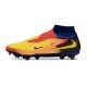Nike Phantom 6 Elite DF FG X Haaland Orange Laser Citron Venin Bleu Vide