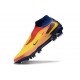 Nike Phantom 6 Elite DF FG X Haaland Orange Laser Citron Venin Bleu Vide