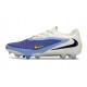 Chaussure Nike Phantom 6 Elite Low FG Bleu Rapide Blanc Obsidienne Foncé