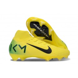 Nike Mercurial Superfly 10 Elite FG Jaune Vert Noir