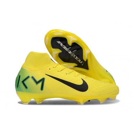 Nike Mercurial Superfly 10 Elite FG Jaune Vert Noir