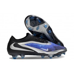 Chaussure Nike Phantom 6 Elite Low FG Bleu Noir Argent