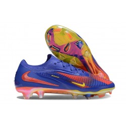 Chaussure Nike Phantom 6 Elite Low FG Bleu Rouge Jaune