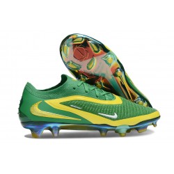 Chaussure Nike Phantom 6 Elite Low FG Vert Jaune