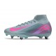 Nike Air Zoom Mercurial Superfly X Elite SG-Pro Cube Océan Rose Explosif