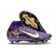 Nike Air Zoom Mercurial Superfly X Elite SG-Pro X MBAPPÉ Violet Grandiose Ivoire Pâle
