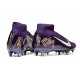 Nike Air Zoom Mercurial Superfly X Elite SG-Pro X MBAPPÉ Violet Grandiose Ivoire Pâle