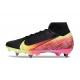 Nike Air Zoom Mercurial Superfly X Elite SG-Pro Noir Rouge Jaune Vert