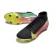 Nike Air Zoom Mercurial Superfly X Elite SG-Pro Noir Rouge Jaune Vert