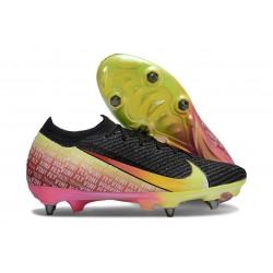 Nike Air Zoom Mercurial Vapor XVI Elite SG Noir Jaune Rouge Vert