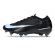 Nike Air Zoom Mercurial Vapor XVI Elite SG Noir Bleu Givré