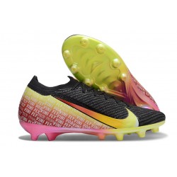 Nike Air Zoom Mercurial Vapor 16 Elite AG Noir Jaune Vert Rouge