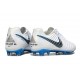 Chaussure Nike Tiempo Legend X Elite FG Blanc Bleu