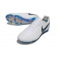 Chaussure Nike Tiempo Legend X Elite FG Blanc Bleu