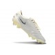 Chaussure Nike Tiempo Legend X Elite FG Blanc Argent