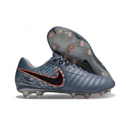 Chaussure Nike Tiempo Legend X Elite FG Bleu Eclipse Orange