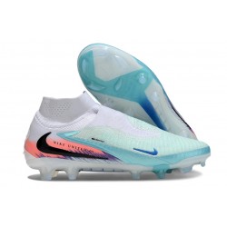 Crampons Neuf Nike Phantom 6 Elite DF FG Bleu Blanc Orange