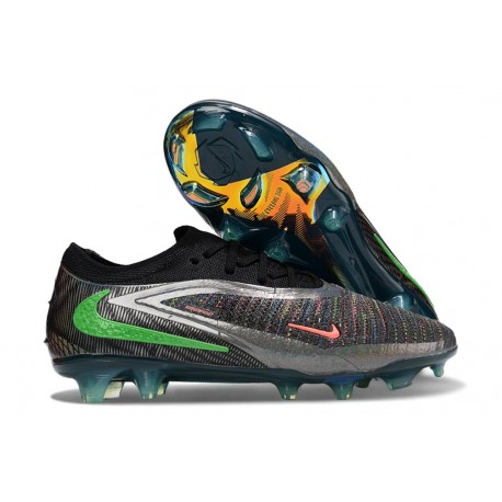 Chaussure Nike Phantom 6 Elite Low FG X EAFC Noir Cramoisi Vif