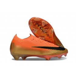 Nike Zoom Mercurial Vapor XVI Elite FG Neuf Orange Noir Or