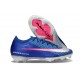 Nike Air Zoom Mercurial Vapor 16 Elite FG Bleu Rose Argent