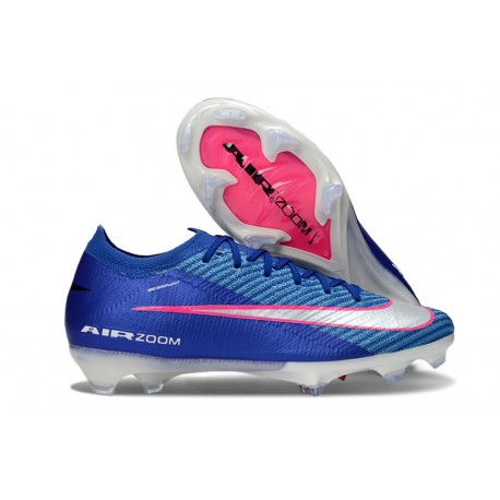Nike Air Zoom Mercurial Vapor 16 Elite FG Bleu Rose Argent