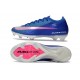Nike Air Zoom Mercurial Vapor 16 Elite FG Bleu Rose Argent