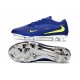 Nike Phantom 6 Elite Low FG Nouveau Bleu Jaune