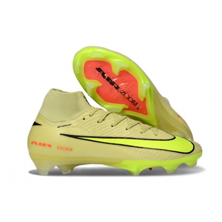Nike Air Zoom Mercurial Superfly X Elite FG Limelight Volt Hyper Cramoisi