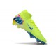 Nike Air Zoom Mercurial Superfly X Elite FG Limelight Volt Bleu
