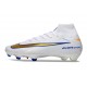 Nike Air Zoom Mercurial Superfly X Elite FG Blanc Or