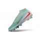 Crampons Neuf Nike Phantom 6 Elite DF FG Pistachio Frost Rouge