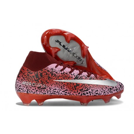 Crampons Nike Mercurial Superfly 10 Elite FG Safari Rouge Argent