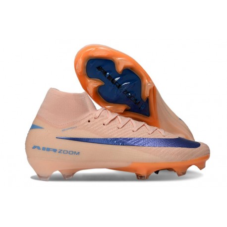 Crampons Nike Mercurial Superfly 10 Elite FG Orange Bleu
