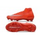 Crampons Nike Mercurial Superfly 10 Elite FG Rouge Blanc